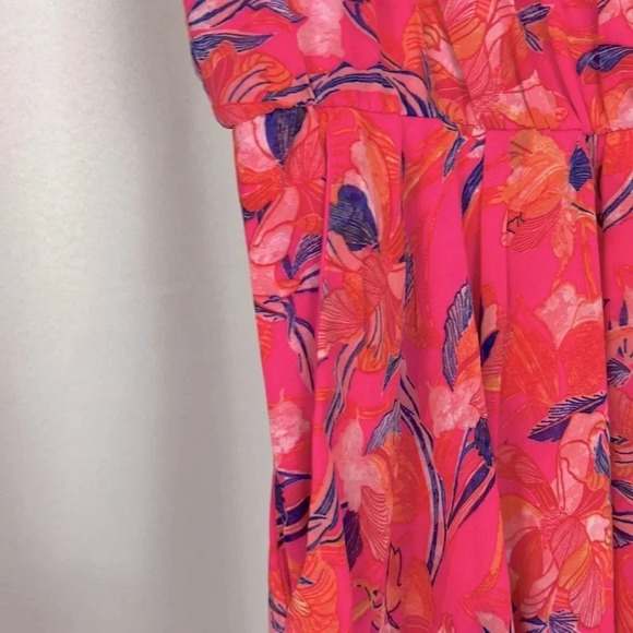NWT Torrid Pink Floral Dress Size M/L - Picture 7 of 11